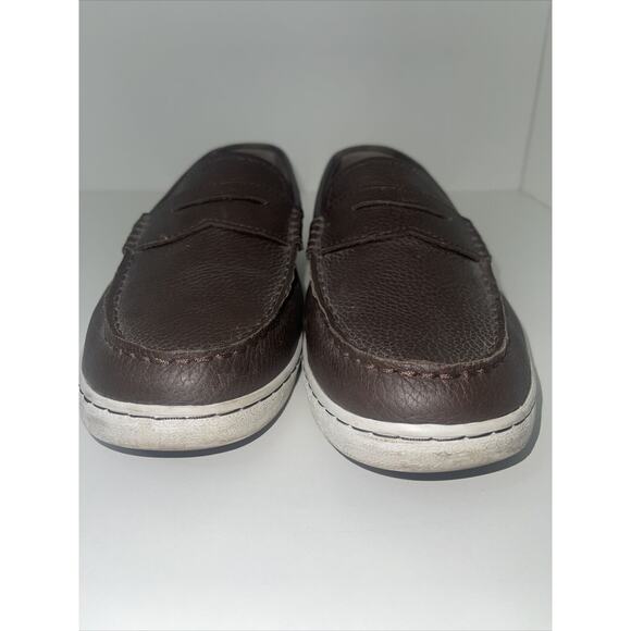 Cole Haan Grand OS Pinch Maine Classic Brown Leather Penny Loafers Mens 12M - Picture 3 of 10